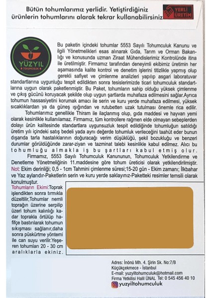 Çarliston Biber Tohumu