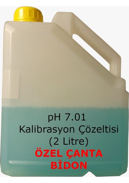 Ph 7.01 Kalibrasyon Çözeltisi 2 Litre Özel Çanta Bidon