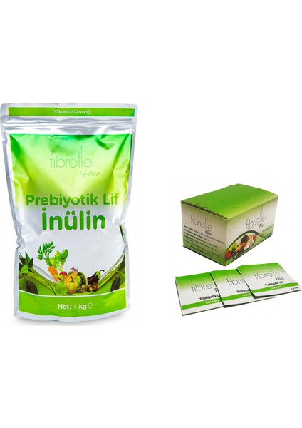 Prebiyotik Lif Inülin 1 kg + 30 Şase Fiber Prebiyotik Lif