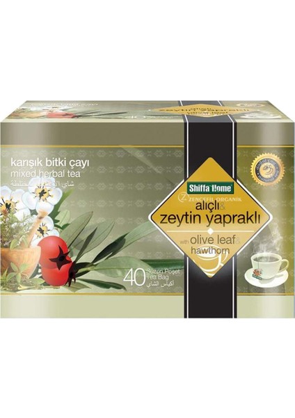 Zeytin Yapraklı Alıçlı Karışık Bitki Çayı