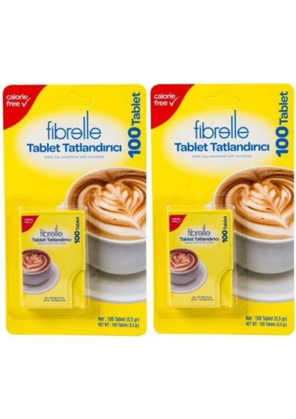 Tatlandırıcı Tablet 2 Kutu 300'LÜK Splenda Muadili Tablet Tatlandırıcı