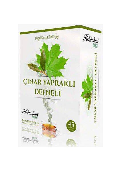 Çınar Yapraklı Defneli 45 Süzen Poşet Çay
