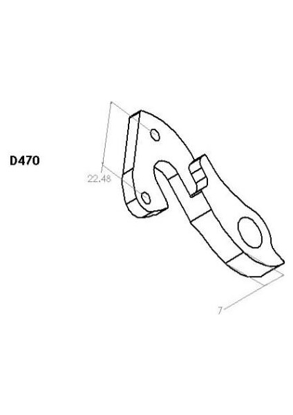 Pinarello Dogma F8-F10 Kadro Kulağı-Hanger