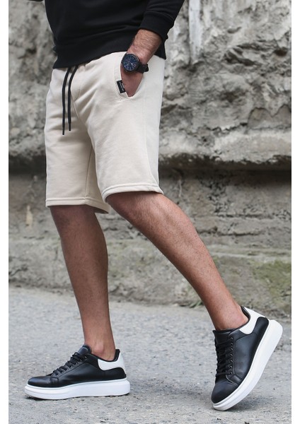 Bej Regular Fit Şort 4842