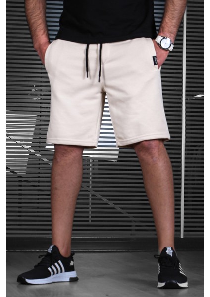 Bej Regular Fit Şort 4842