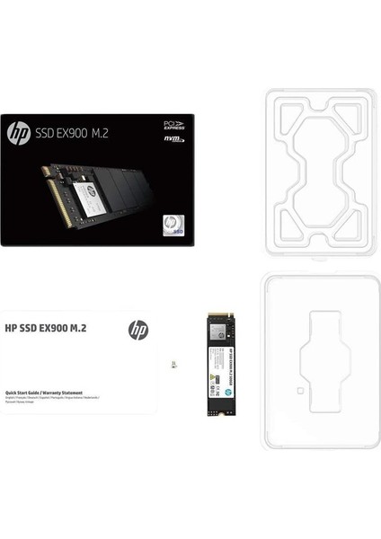 Hp 500GB EX900 M.2 Nvme Pcıe 2100-1500MB/S 3D Tlc Nand 2YY44AA