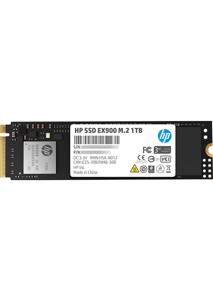 Hp 1tb EX900 M.2 Nvme Pcıe 2100-1815MB/S 3D Tlc Nand 5XM46AA