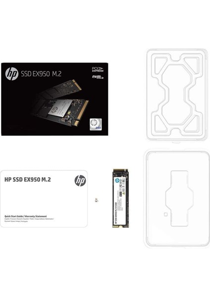 Hp 512GB EX950  M.2 Nvme Pcıe 3500-2250MB/S 3D Tlc Nand 5MS22AA