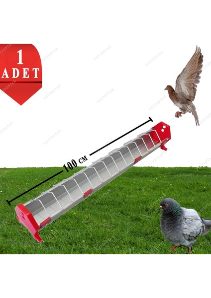 Güvercin Yemlikleri Metal 100 cm Yemlik Güvercin Bıldırcın Posta Şebap Taklacı Süs Güvercini Kaz Kuş