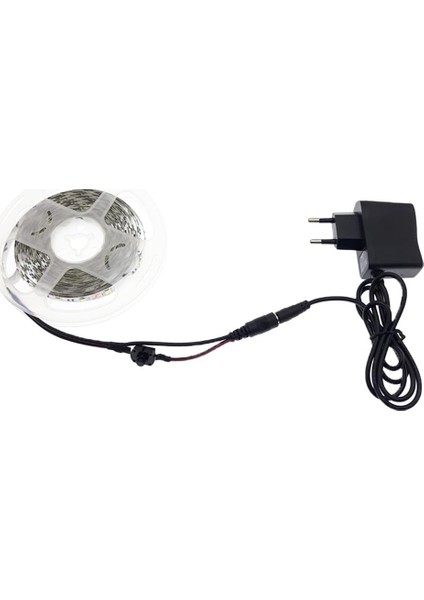 Makyaj Masası Için 10 Metre Amber 3 Çipli Şerit LED Anahtarlı Set