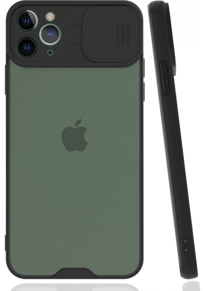 Apple iPhone 12 Pro Max Uyumlu Platin Kamera Kızaklı Silikon Kılıf