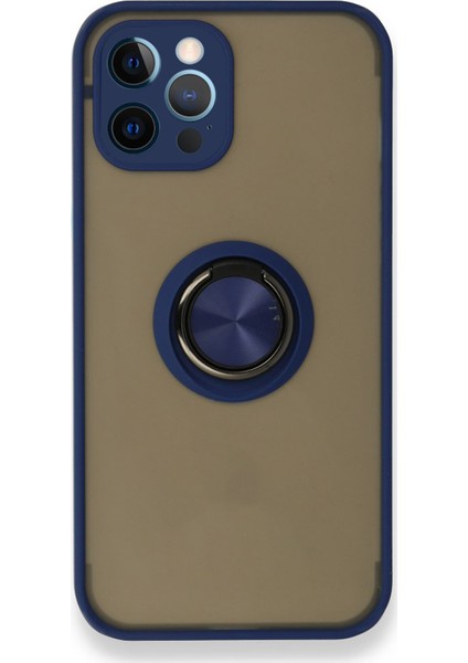 Apple iPhone 12 Pro Uyumlu Montreal Yüzüklü Silikon Kılıf