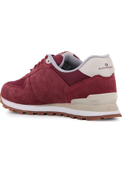 Hammer Jack 102 19250-G Deri Bordo Kadın Sneaker