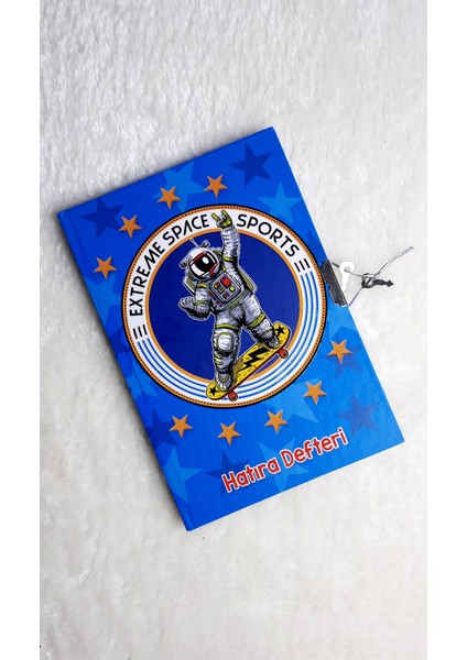 A5 Extreme Space Kilitli Hatıra Defteri Mavi