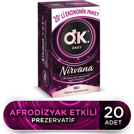 Okey Nirvana 20'li Ekonomik Prezervatif