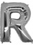 R Harfi Gümüş Folyo Balon 1