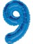 Folyo Balon 9 Rakamı Mavi 100 cm 1