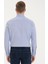 Erkek Lacivert Keten Karışımlı Regular Fit Uzun Kollu Gömlek 50233043-VR033 3