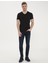 Erkek Siyah Slim Fit Basic Tişört 50232383-VR046 4