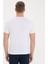Erkek Beyaz Slim Fit V Yaka Basic Tişört 50232383-VR013 3