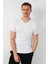 % 100 Pamuklu V Yaka Basic T Shirt Erkek T SHİRT 5902144 2