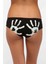 El Baskılı Bikini Alt Siyah 1