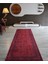 Afgan Kırmızı Salon Halısı Makinede Yıkanabilir Modern Mutfak Halısı Butik Yolluk Dekoratif Kaymaz Taban Kilim 3