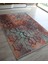Arte Nakışlı Dekoratif Turuncu Yeşil Salon Halısı Modern Mutfak Halısı Makinede Yıkanabilir Kaymaz Yolluk Butik Kilim Modelleri 3