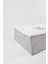 Gri 62 x 46 x 22 cm Büyük Boy Baza Altı Çizgili Hurç 3