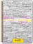 Pointille Plastik Kapak 80 Yaprak Çizgili Ciltli Defter 20 x 28 cm 3