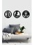 Bitcoin Litecoin Tether Figürlü Dekoratif Ahşap Tablo 1