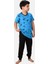 Erkek Çocuk 3 Lü Set Desenli Yazlık Pijama Takımı M3001 1