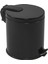 Renkli Paslanmaz Pedallı Çöp Kovası Siyah 20 Lt 1