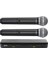 BLX288E/PG58 Wireless Telsiz Çift El Mikrofonu 1