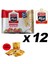 Mie Noodle Hazır Makarna 75 gr x 12 + (5 Adet Çaykur Altın Süzen Poşet Bardak Çay) 2