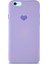 Apple iPhone 6 Silikon Kılıf Altı Kapalı Içi Kadife Lansman Silikon Kılıf Lila 1