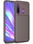 Xiaomi Note 8 Karbon Tasarımlı Kapak Kahverengi 1