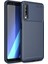 Samsung Galaxy A70 Karbon Tasarımlı Kapak Lacivert 1