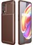 Realme 7 Pro Karbon Tasarımlı Kapak Kahverengi 1
