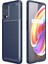 Realme 7 Pro Karbon Tasarımlı Kapak Lacivert 1