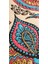 Kanvas Bez Çanta - Dokuma Kumaş Desenli - Iç Cepli ve Cırtlı - 36 x 40 cm - Pateh (Paisley) Desenli 4