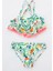 Çok Renkli Kız Safari Bikini Set 1