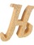 Üç Boyutlu Simli Strafor Harfler Gold 15CMX4CM H 1