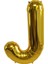 Folyo Balon Harf 100CM Gold J 1