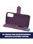Samsung Galaxy A12 Kılıf Fabric Book Wallet Mor 3