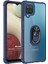Samsung Galaxy A12 Kılıf Grande Clear Ring Holder Lacivert 1