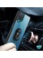 Samsung Galaxy A12 Kılıf Grande Clear Ring Holder Lacivert 4