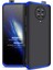 Xiaomi Poco F2 Pro Kılıf Double Dip 360 Protective Siyah Mavi 1