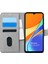 Xiaomi Redmi 9c Kılıf Fabric Book Wallet Gri 1