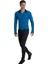 Erkek Mavi Siyah Dalgıç Kumaş Slim Fit Eşofman Takımı Crosstime 1017-08 1